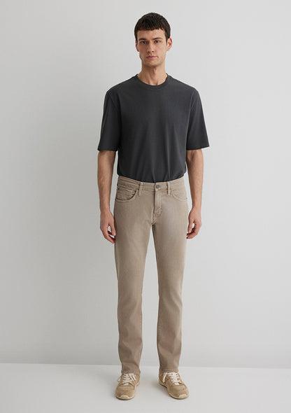 Marcus Comfort Beige Gabardine Pants