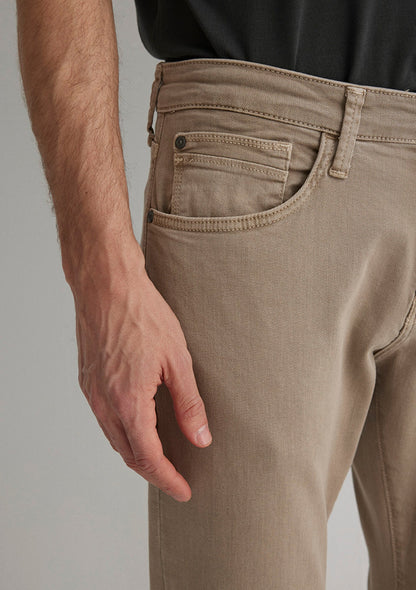 Marcus Comfort Beige Gabardine Pants