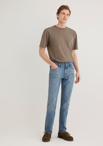 Marcus Mid Sky Blue 90s Strech Jean Pants