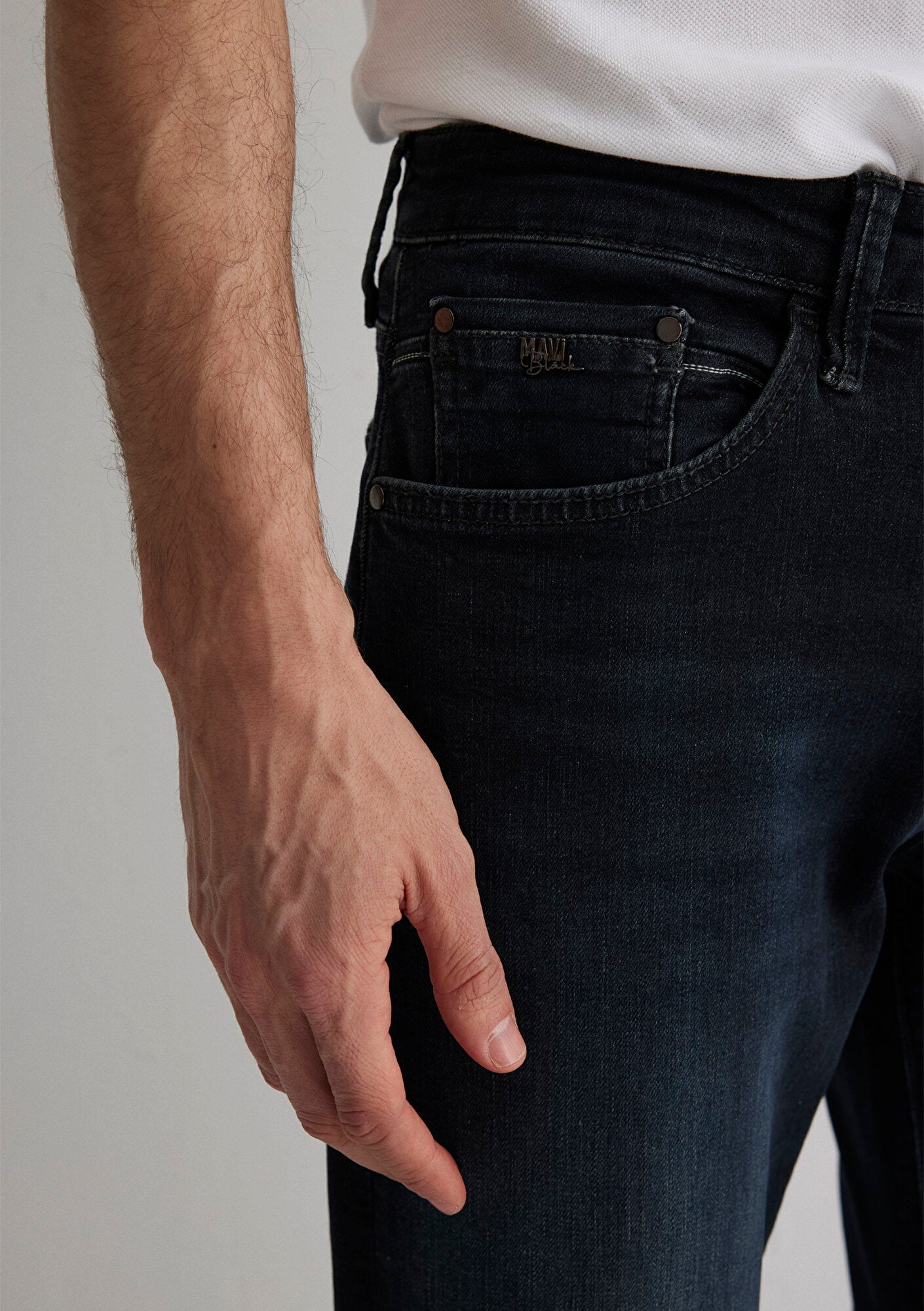 Marcus Dusty Shaded Lux Black Jean Pants