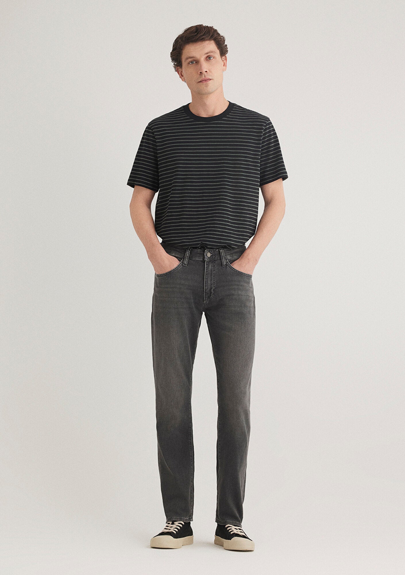 Marcus Smoke Brushed Jean Pants