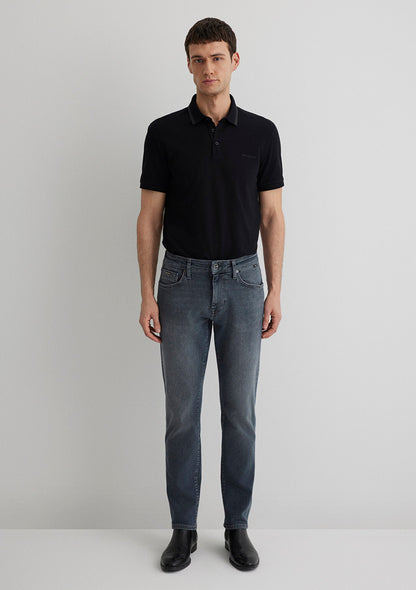 Marcus Used Blue Grey Mavi Black Jean Pants