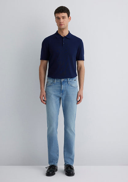 Marcus Mid Sky Mavi Black Jean Pants