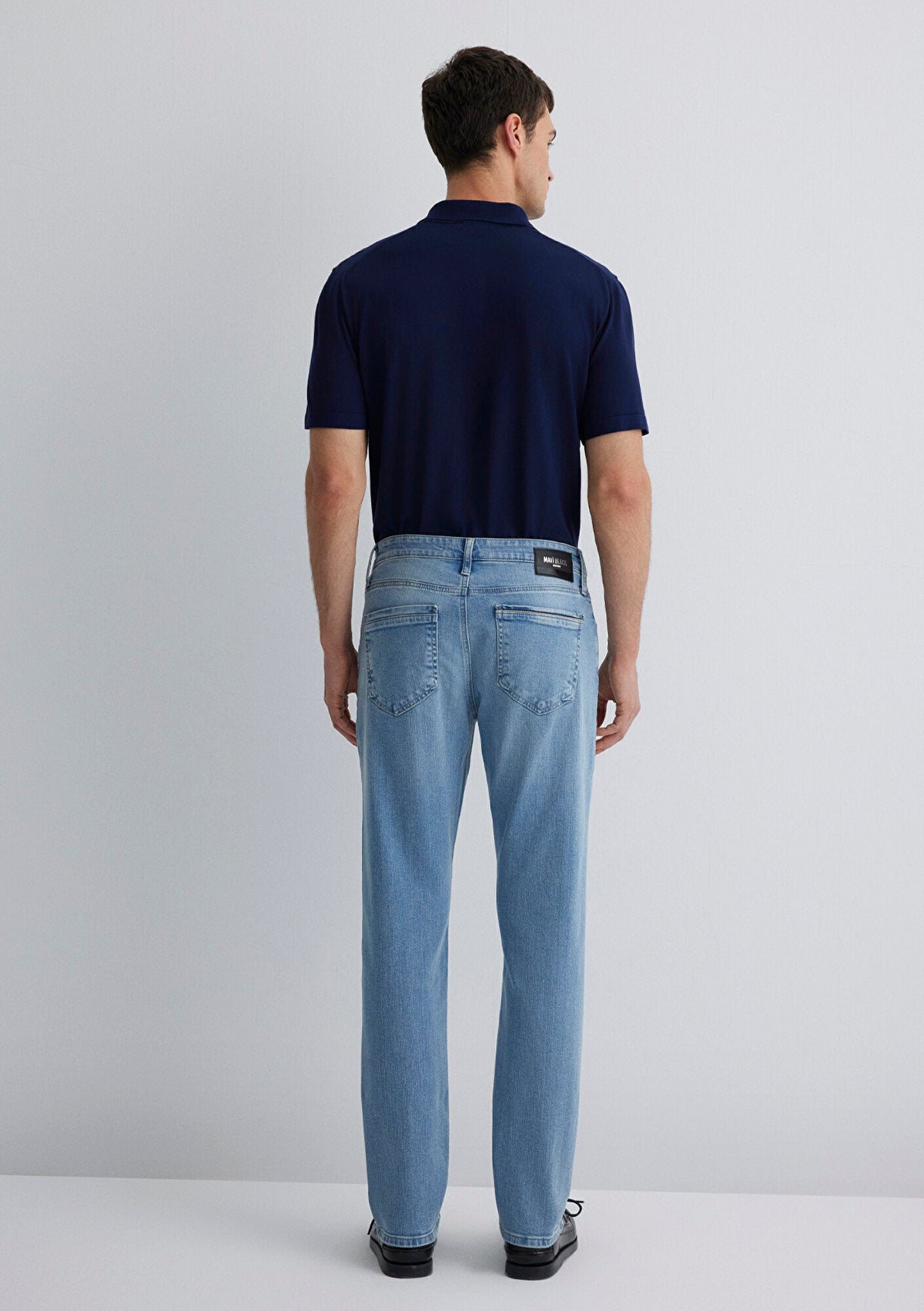 Marcus Mid Sky Mavi Black Jean Pants