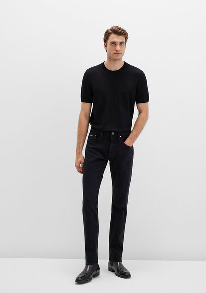 Marcus Deep Smoke Lux Black Jean Pants
