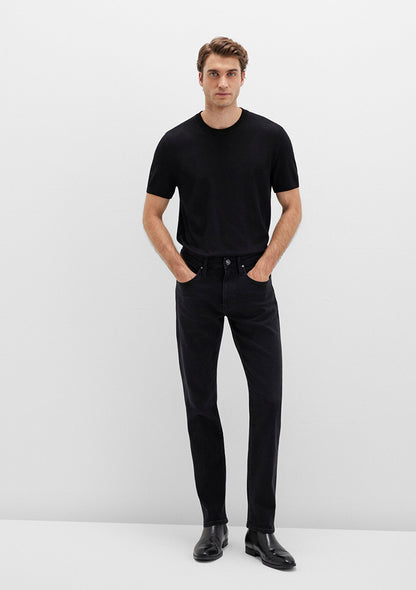 Marcus Deep Smoke Lux Black Jean Pants