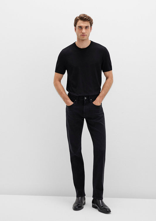 Marcus Deep Smoke Lux Black Jean Pants