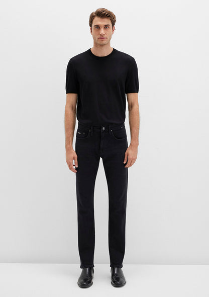 Marcus Deep Smoke Lux Black Jean Pants