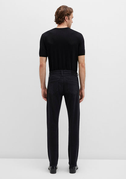 Marcus Deep Smoke Lux Black Jean Pants