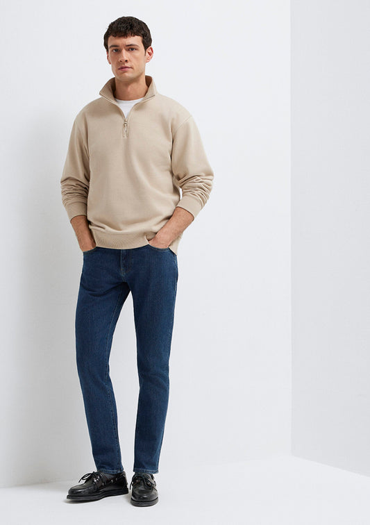 Marcus Used Dark Indigo Classic Jean Pants