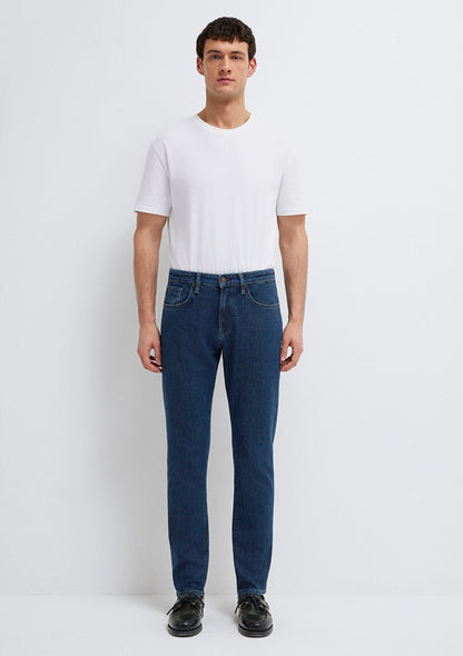 Marcus Used Dark Indigo Classic Jean Pants