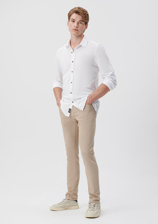 Jake Beige Gabardin Pants