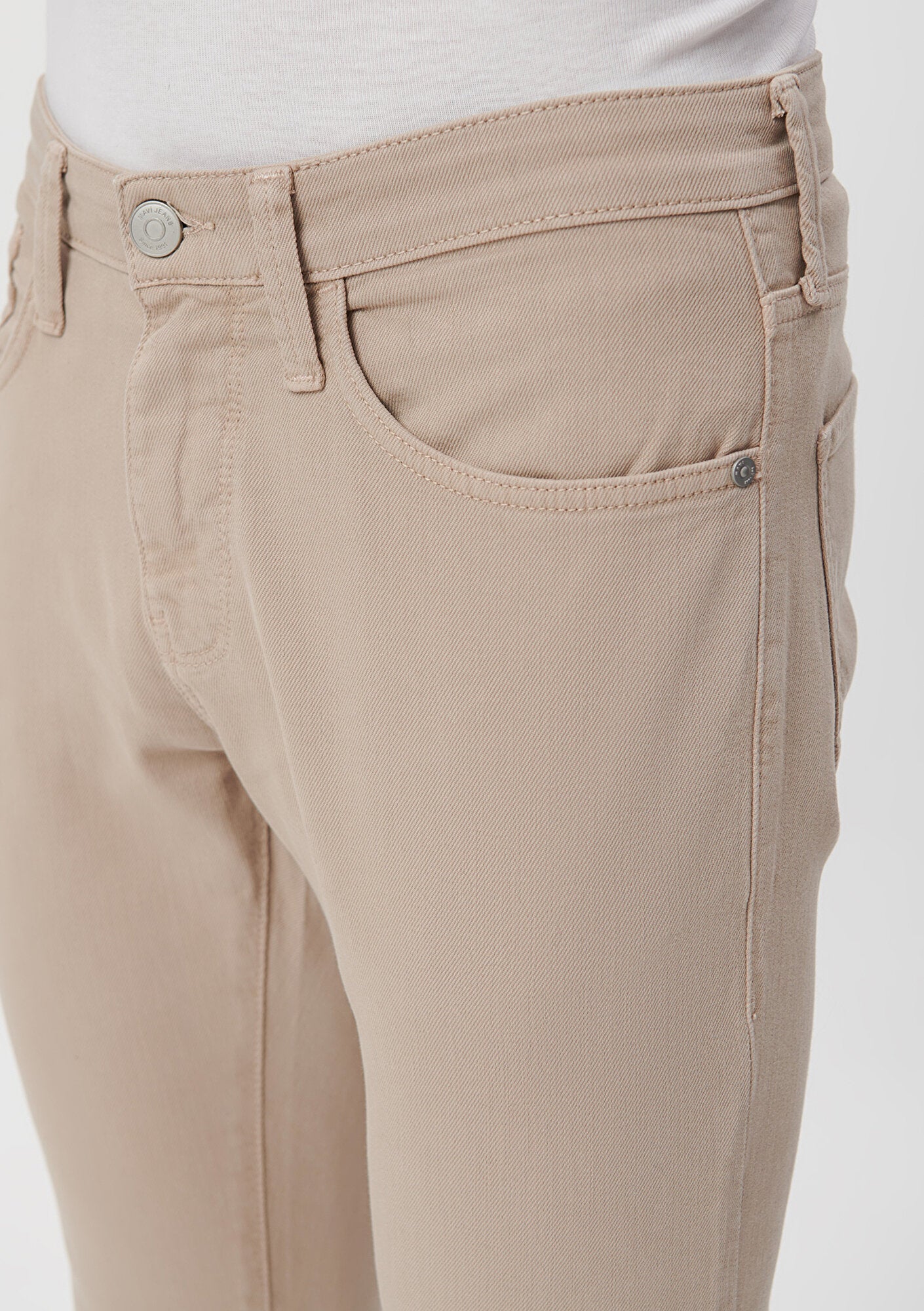 Jake Beige Gabardin Pants