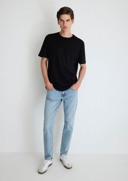 Jake Dusty Bleach Classic Denim Jean Pants