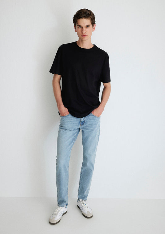Jake Dusty Bleach Classic Denim Jean Pants
