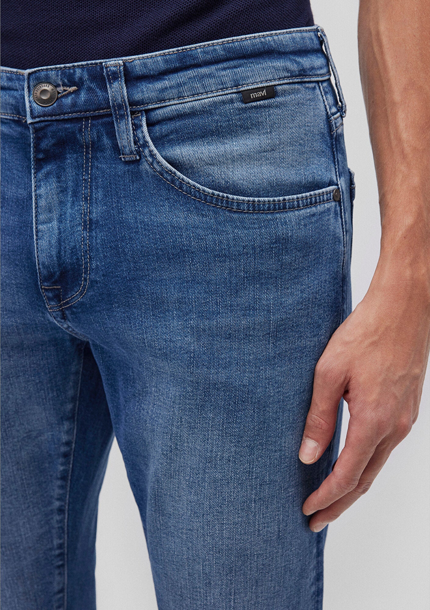 Jake Light Sky Blue Mavi Black Jean Pants