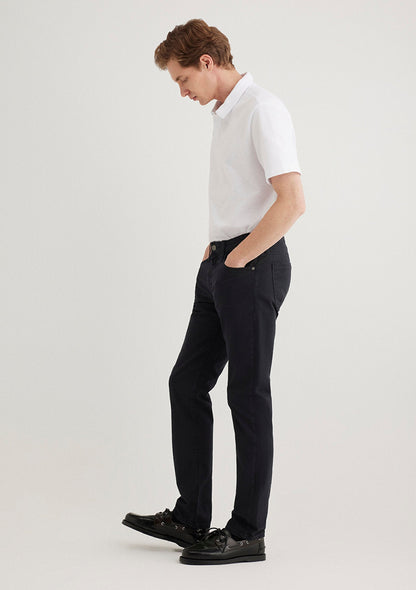 Jake Dark Navy Mavi Black Gabardin Pants