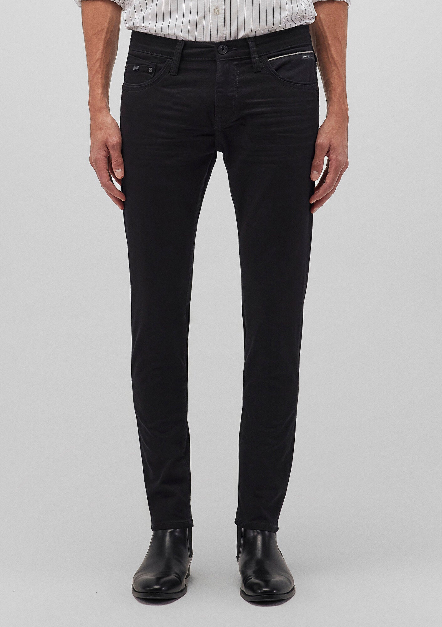James Coal Coated Mavı Black  Jean Pants