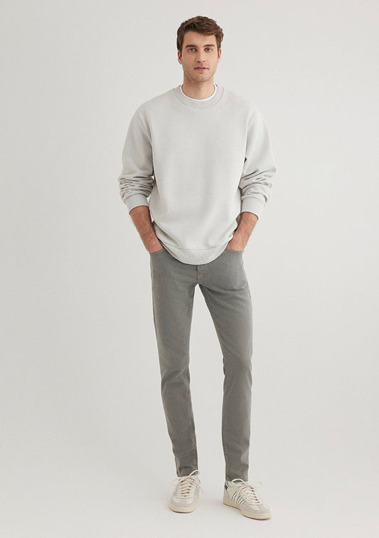 James Pewter Comfort Gabardin Pants
