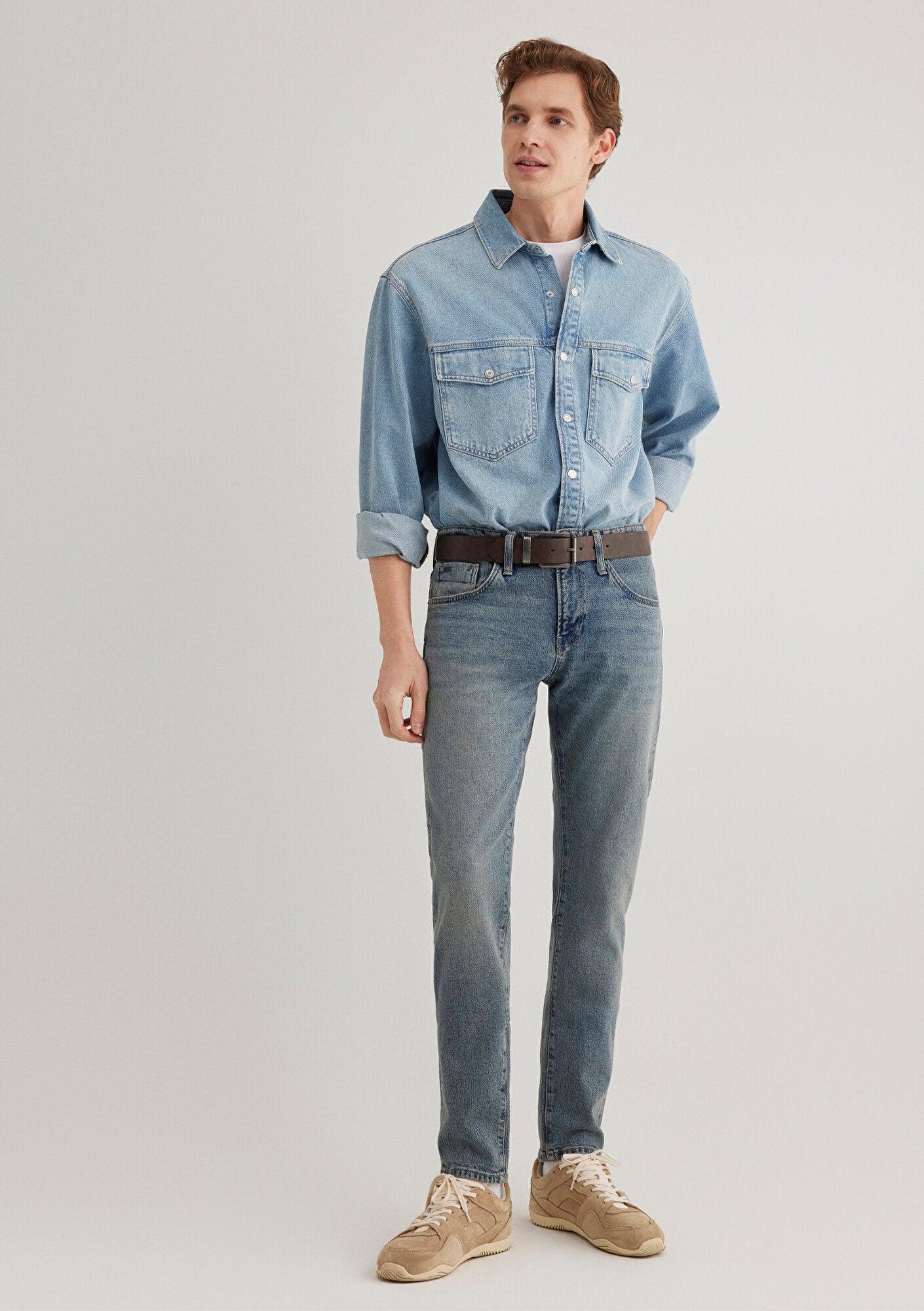 James Foggy Indigo Classic Denim Jean Pants