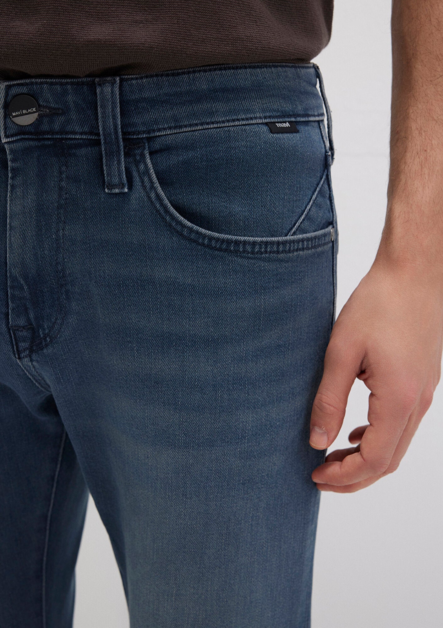 James Foggy Ink Mavi Black Jean Pants