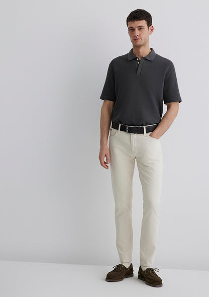 Milan Off White Classic Denim Jean Pants