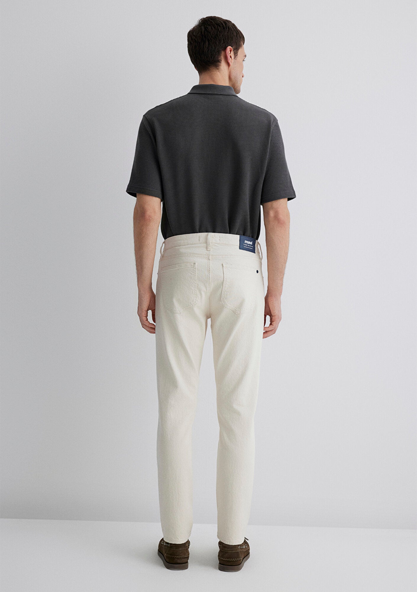 Milan Off White Classic Denim Jean Pants