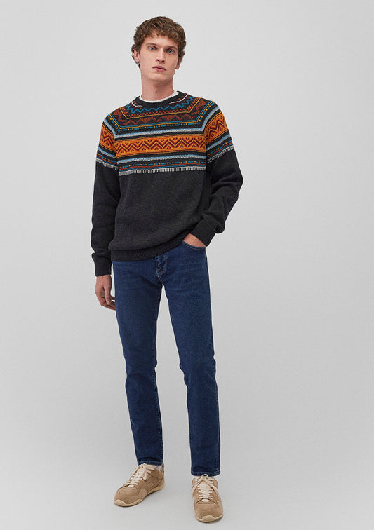 Milan Dark 90s Street Denim Jean Pants