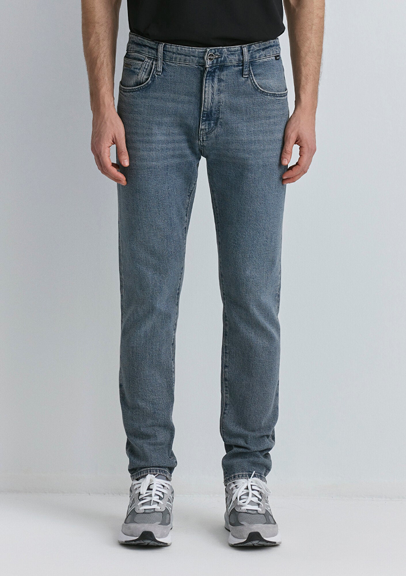 Milan Dusty Space Blue Mavi Black Jean Pants