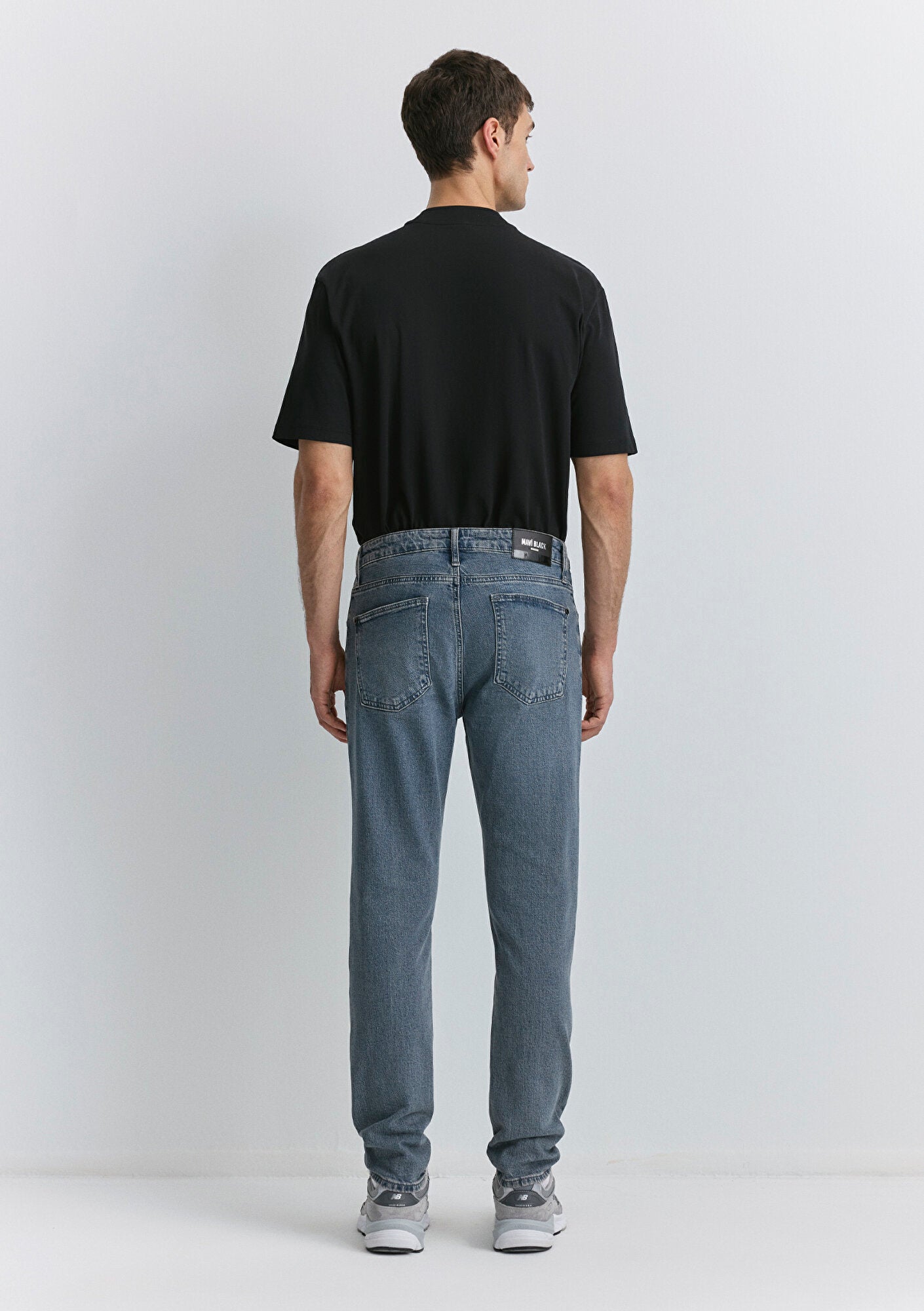 Milan Dusty Space Blue Mavi Black Jean Pants