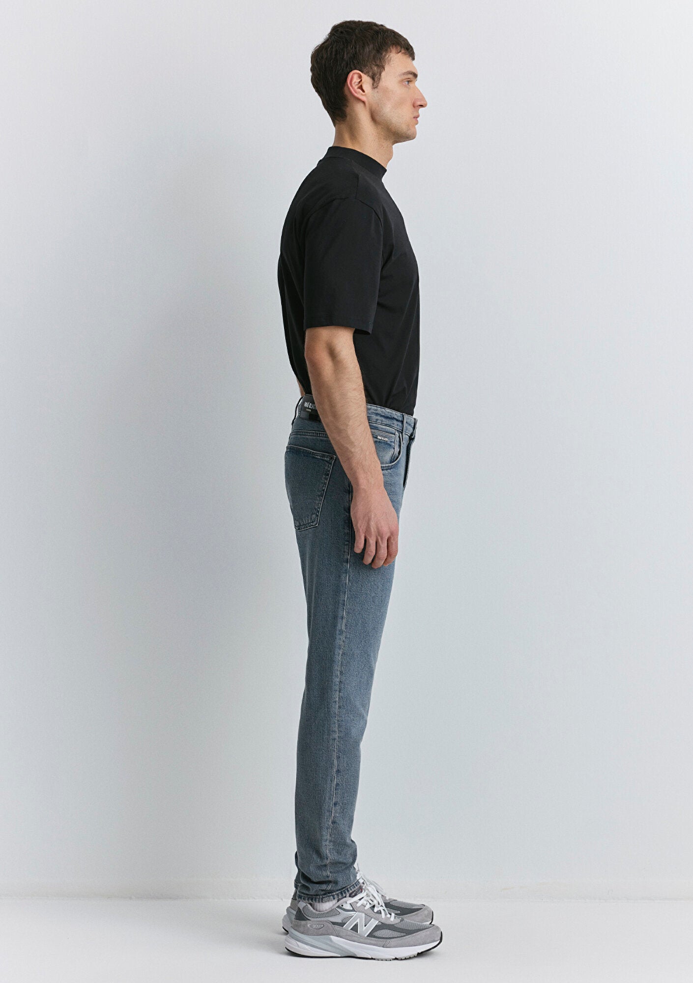 Milan Dusty Space Blue Mavi Black Jean Pants