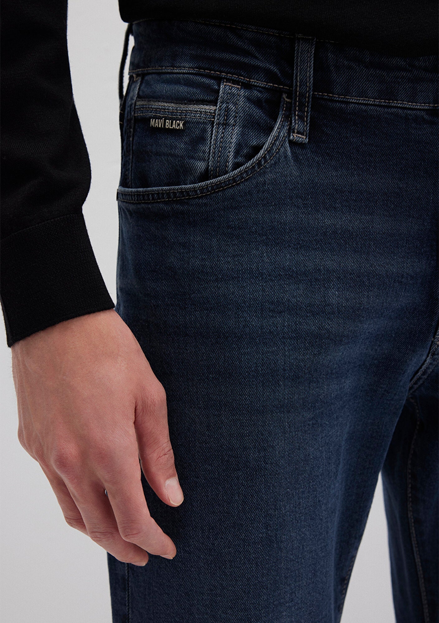 Milan Space Blue Mavi Black Jean Pants