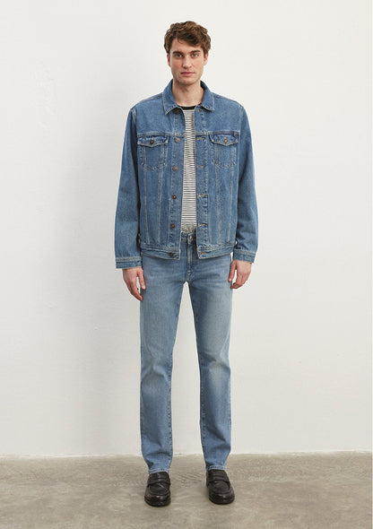Drake Mid Brushed Denim  Jean Jacket