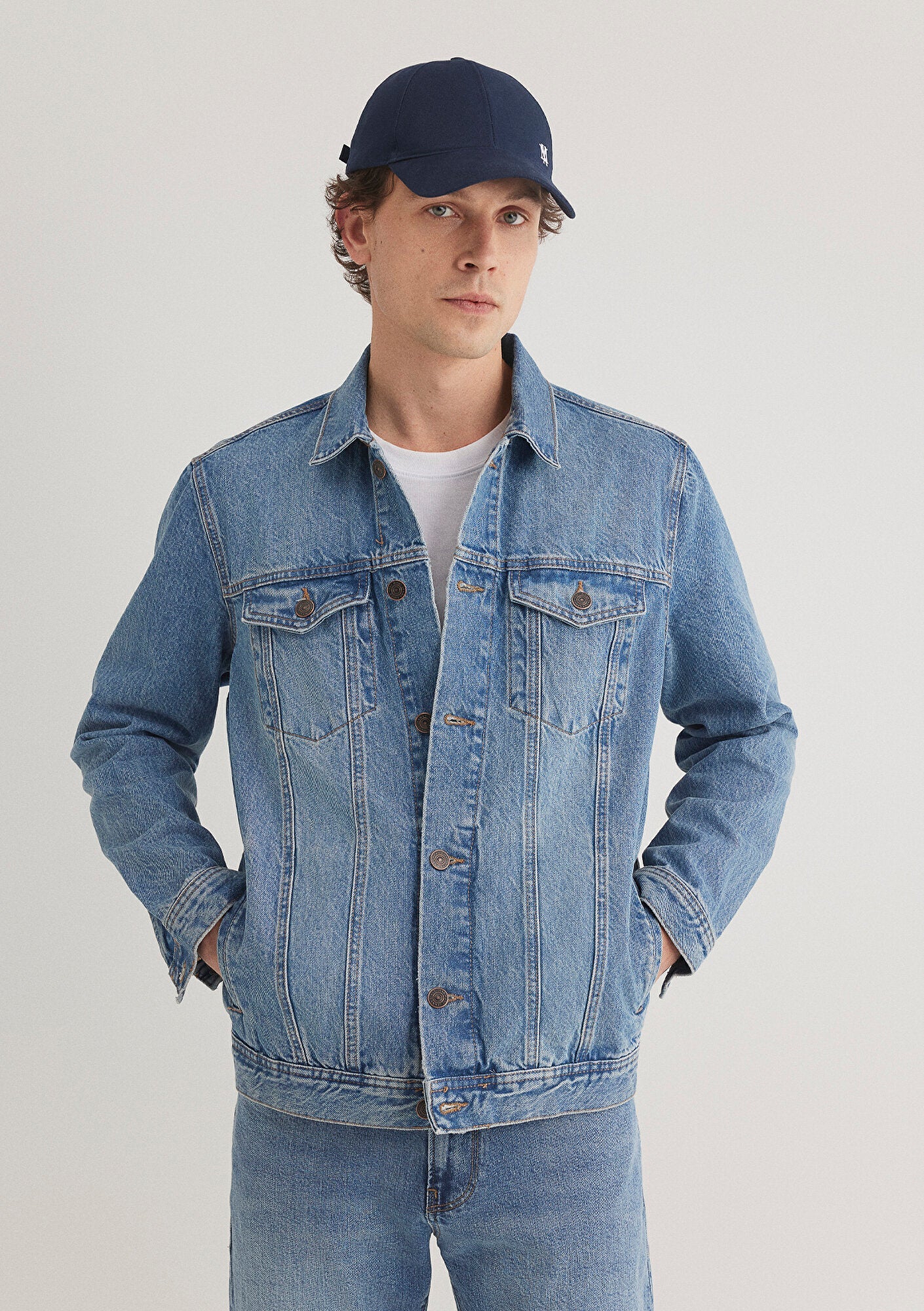 Drake Dark Foggy Classic Denim Jean Jacket