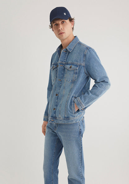 Drake Dark Foggy Classic Denim Jean Jacket