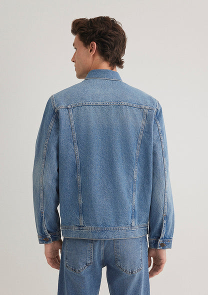 Drake Dark Foggy Classic Denim Jean Jacket