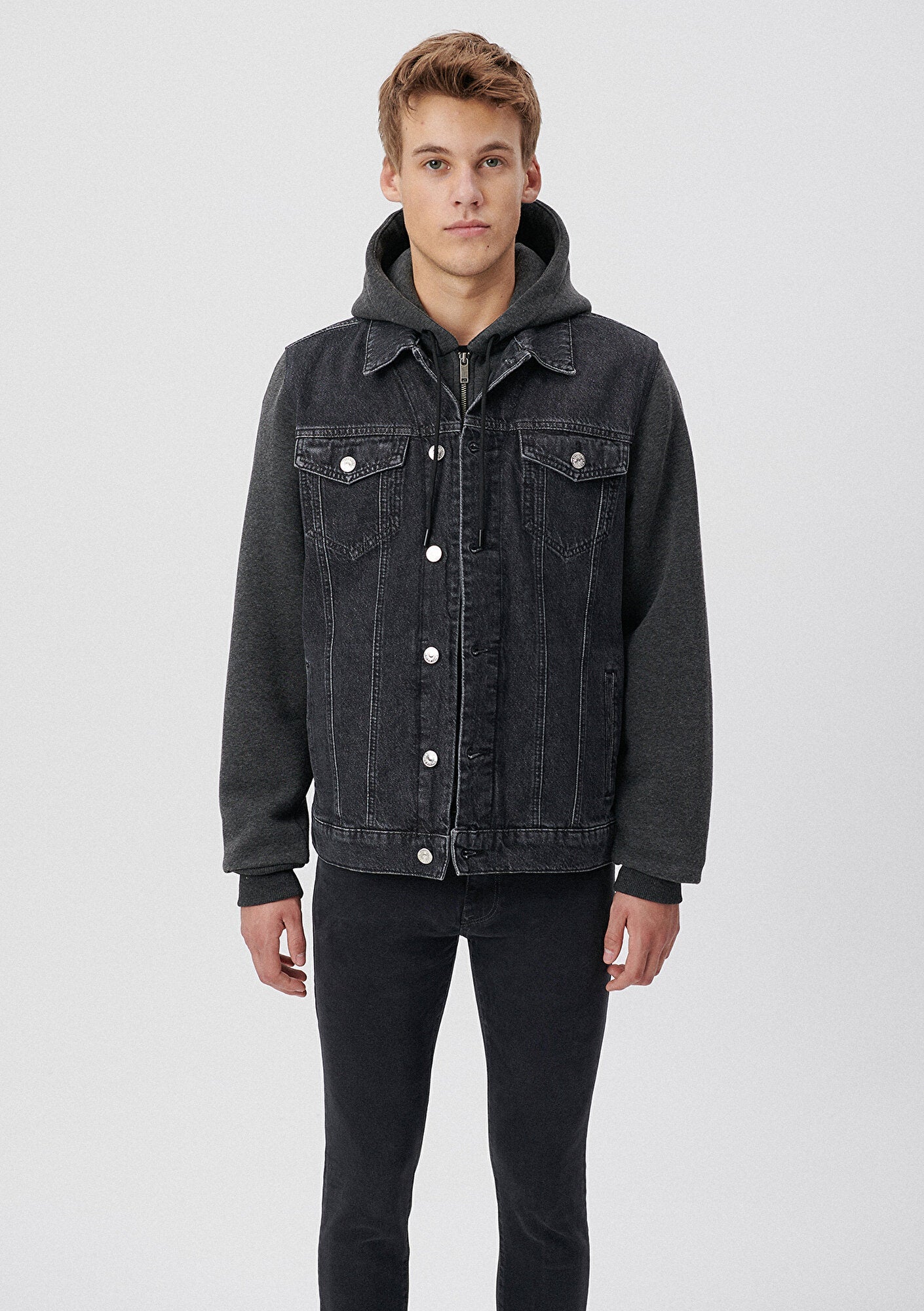 Jerry Mid Smoke College Jean Jacket