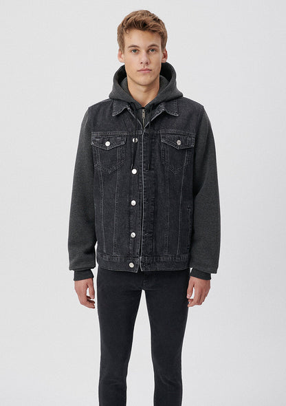 Jerry Mid Smoke College Jean Jacket
