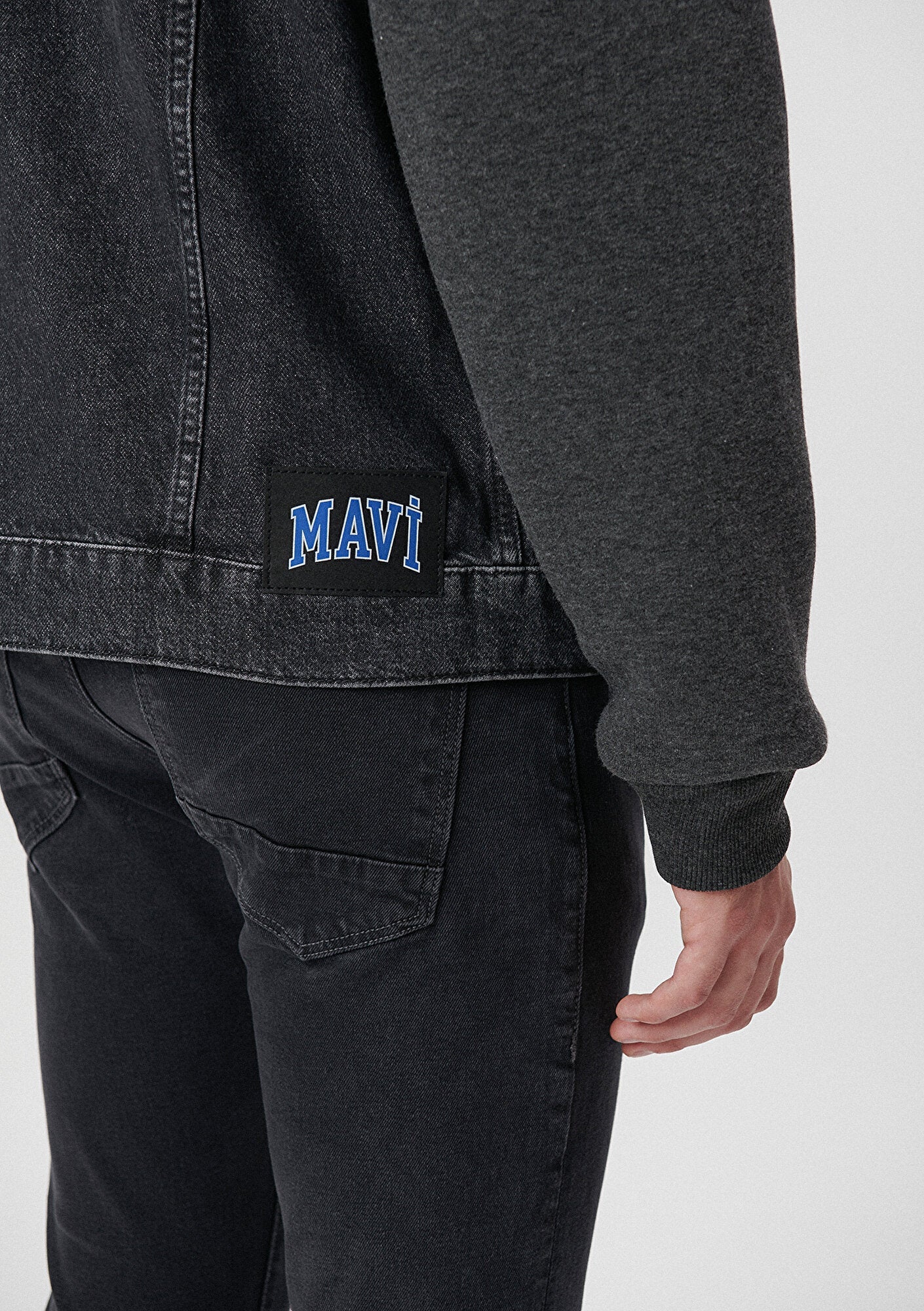 Jerry Mid Smoke College Jean Jacket