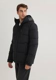 Hooded Black Puffer Jacket