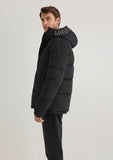 Hooded Black Puffer Jacket