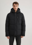 Hooded Black Puffer Jacket