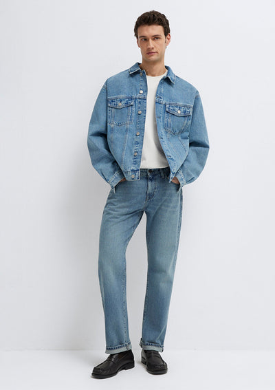Ryan Dusty Light Blue Denim Jacket