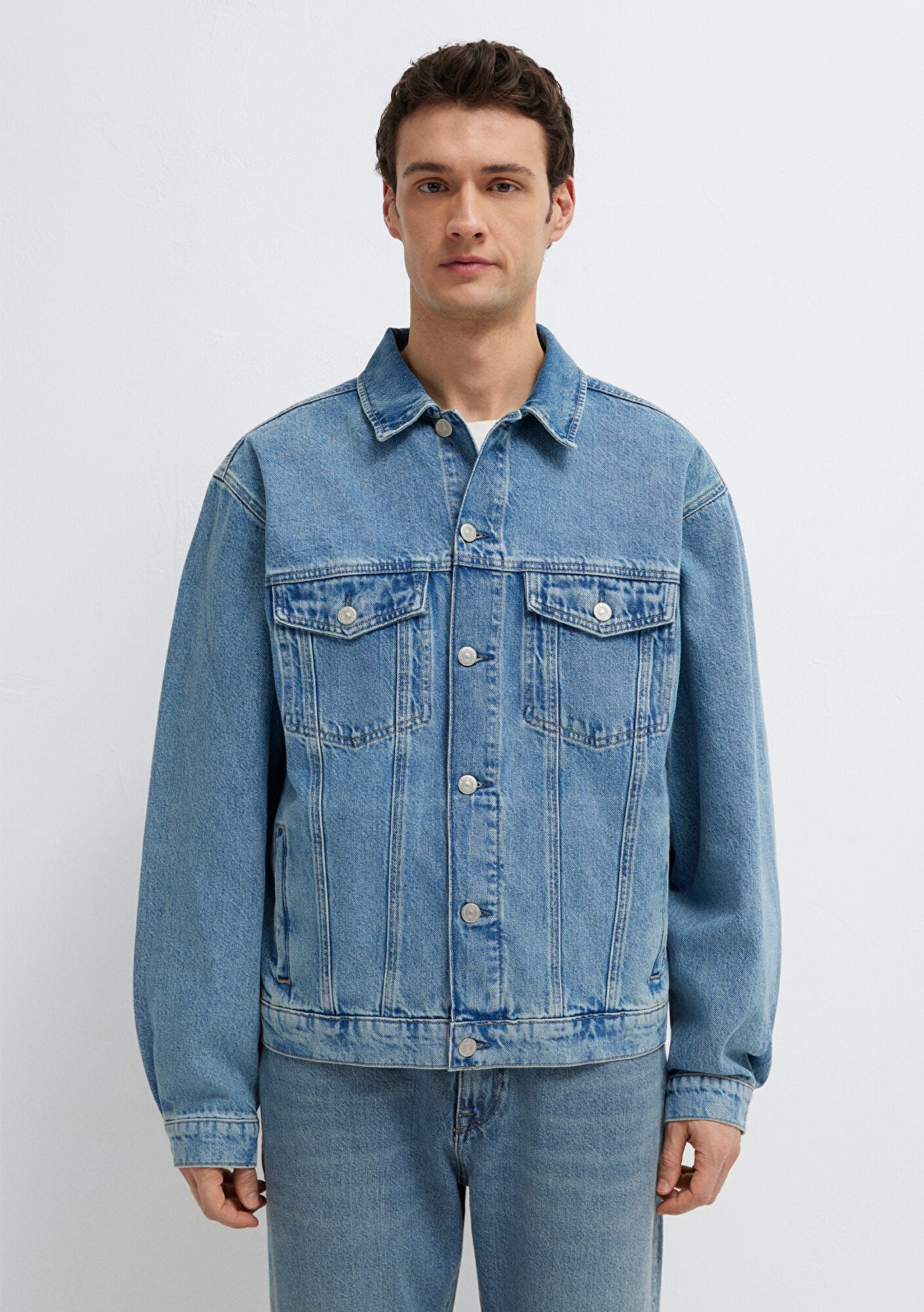 Ryan Dusty Light Blue Denim Jacket