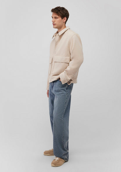 Beige Wool Blend Coat