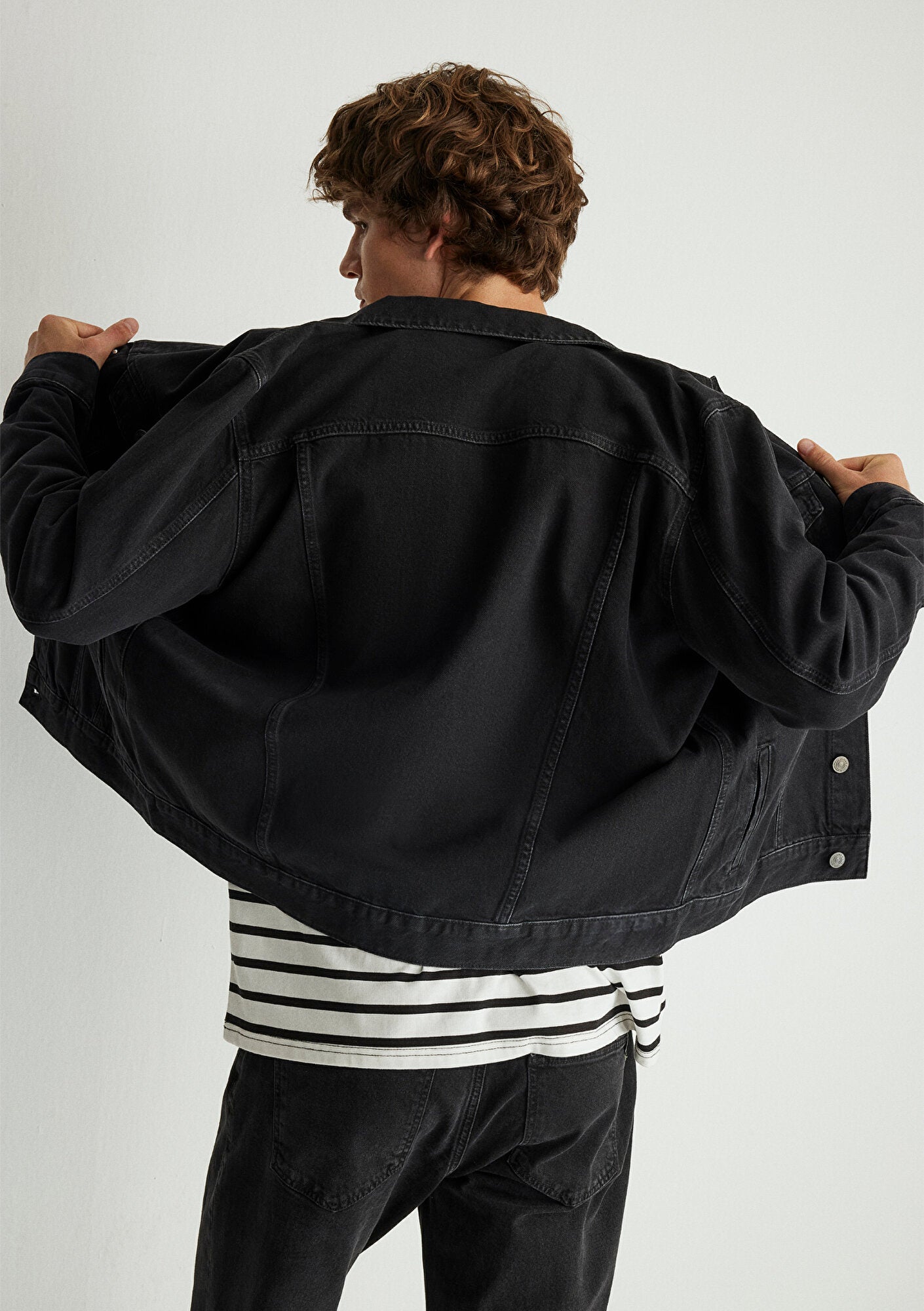 Ray Smoke College Jean Jacket