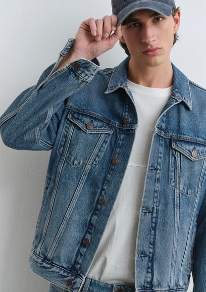 Ray Authentic Vintage Classic Denim Jean Jacket