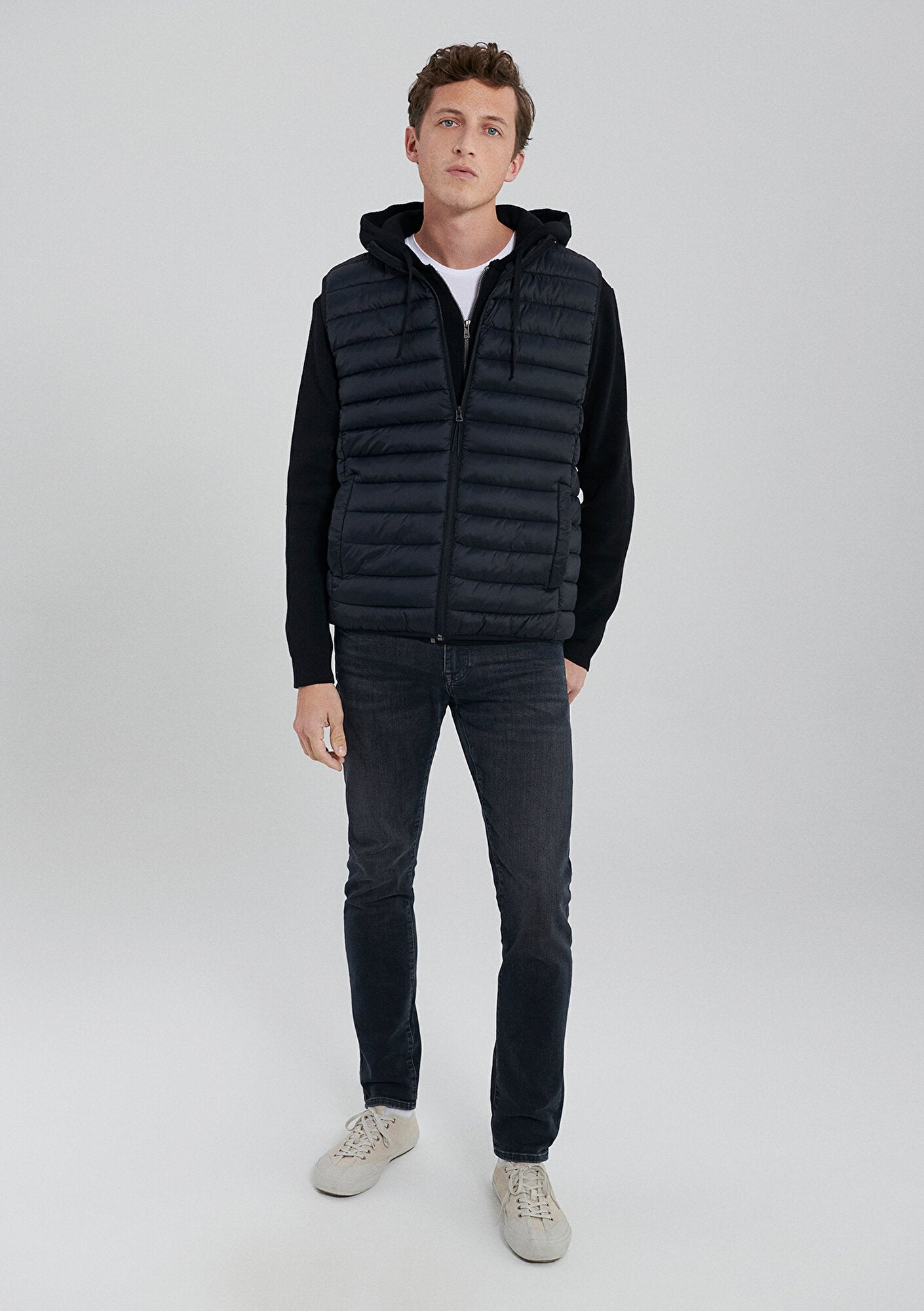 Black Puffer Vest
