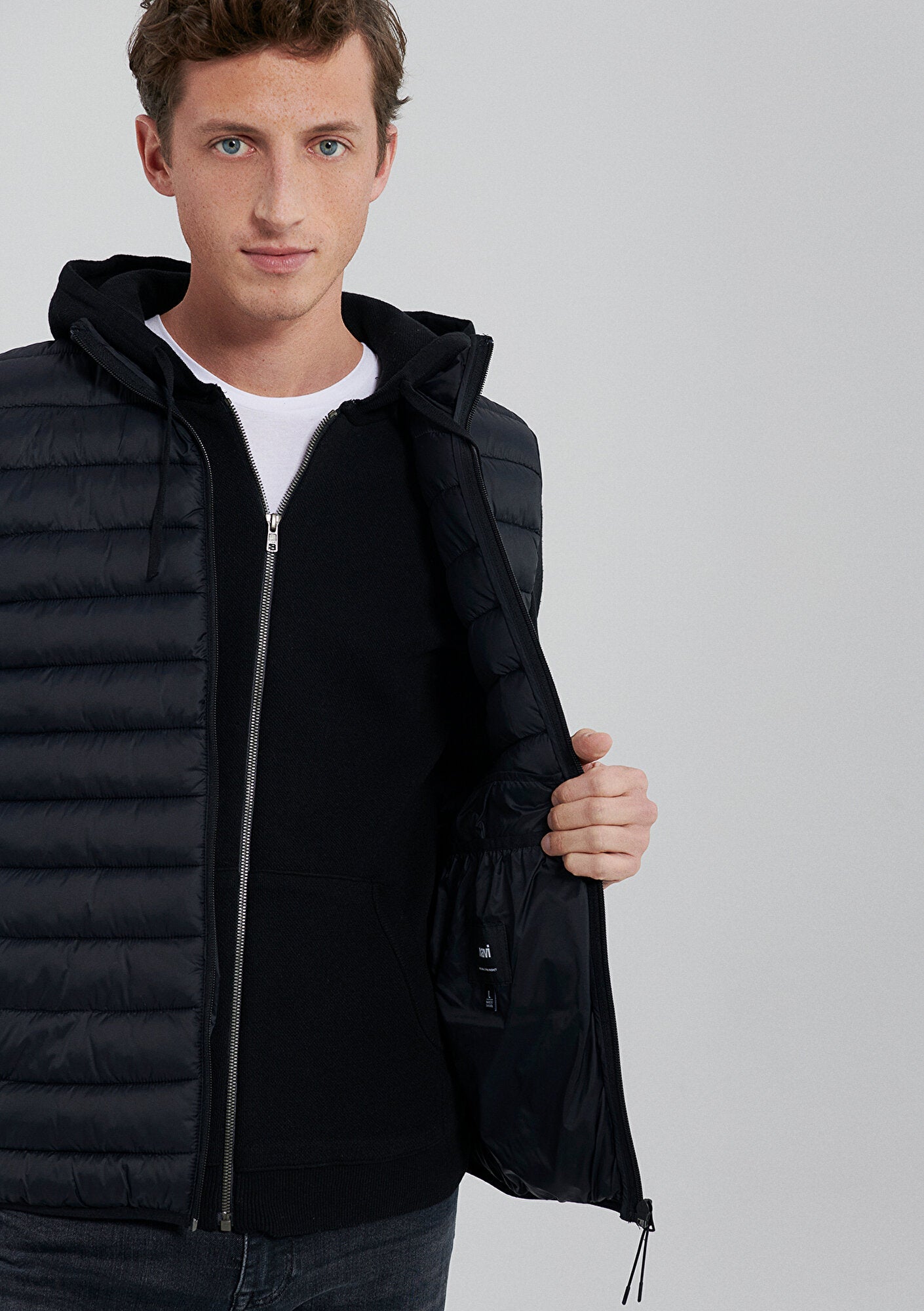 Black Puffer Vest
