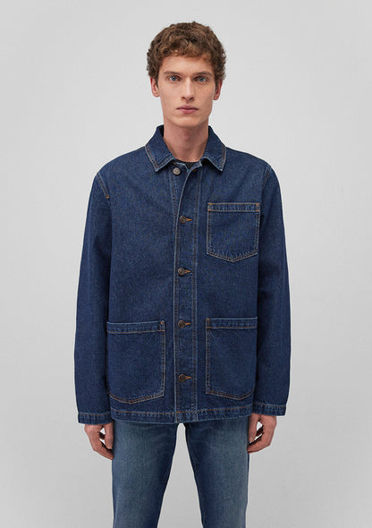 Victor Dark 90s Blue Denim Jean Jacket